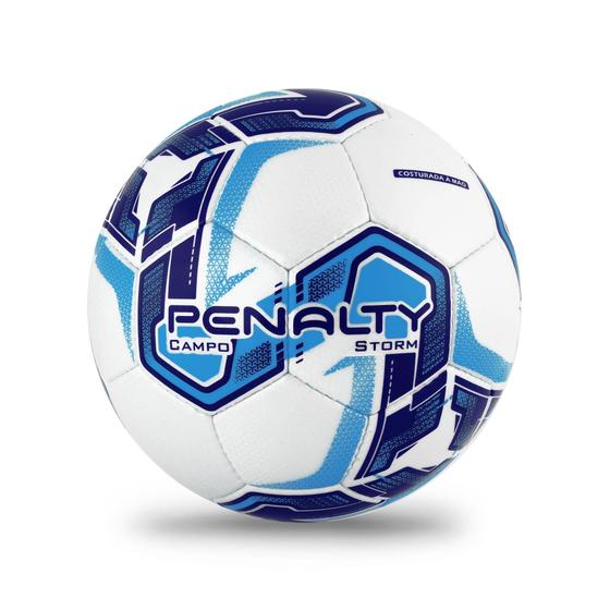 Imagem de Bola Campo Penalty Storm N4 Xxi Branca / Azul