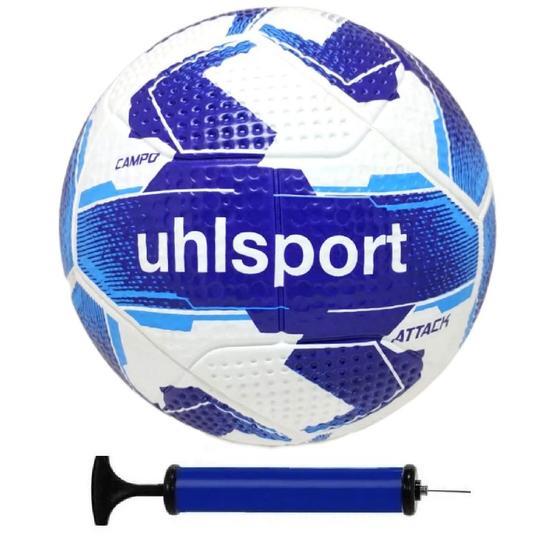 Bola Campo Uhlsport Attack + Bomba de Ar Menor preço em Bola Campo Uhlsport Attack + Bomba de Ar