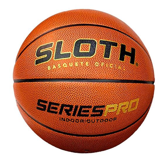 Imagem de Bola de Basquete Couro Oficial Sloth Series Pro Profissional Indoor / Outdoor