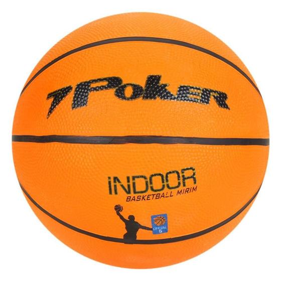 Imagem de Bola de Basquete Poker Official Mirim Indoor