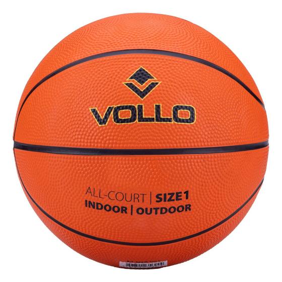 Imagem de Bola de Basquete Vollo Tamanho 01 Laranja - BB100