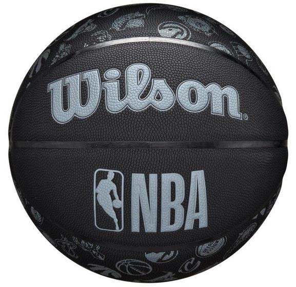 Imagem de Bola de Basquete Wilson NBA All Team Black 7 - Preto