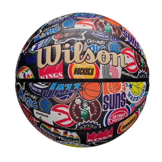 Imagem de Bola De Basquete Wilson NBA All Team Retro