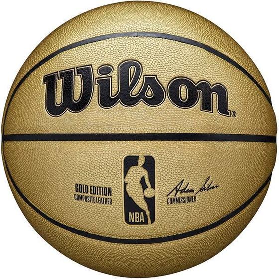 Imagem de Bola de Basquete Wilson NBA Alliance Autograph Gold Edition 7