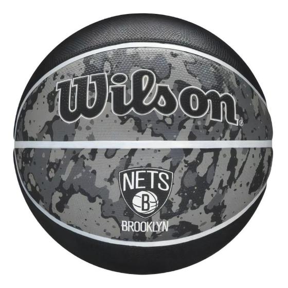 Imagem de Bola de basquete wilson nba team tiedye brooklyn nets 7