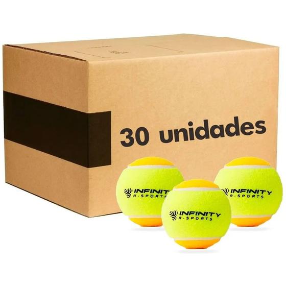 Imagem de Bola De Beach Tennis Bolinha Tomahawk - Pack Com 30 Unidades