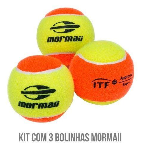 Imagem de Bola de Beach Tennis Mormaii kit c/3 unid Homologado ITF