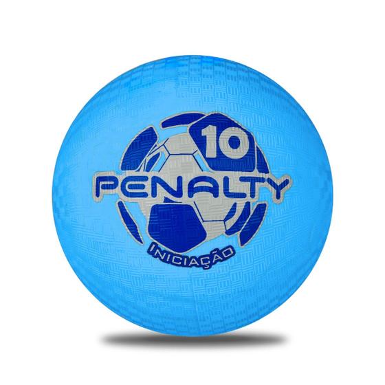 Imagem de Bola De Borracha Iniciação Infantil Penalty T10 Vermelha Cor Azul