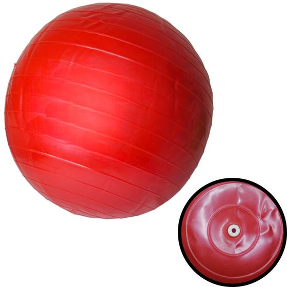 Imagem de Bola de Exercício Ginastica Yoga Pilates 45cm Suporta até 250kg Vermelho Supermedy