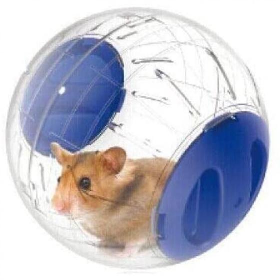 Imagem de Bola de Exercícios Transparente para Hamster Wokex - Azul
