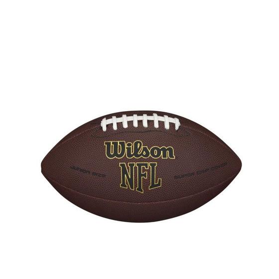 Imagem de Bola de Fut. Americano NFL Super Grip Preta e Dourada