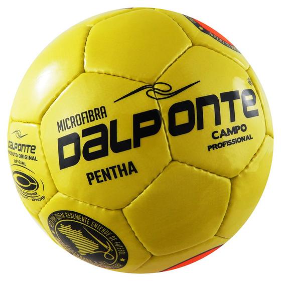 Imagem de Bola De Futebol Campo Dalponte 81 Pentha Microfibra Costurada À Mão