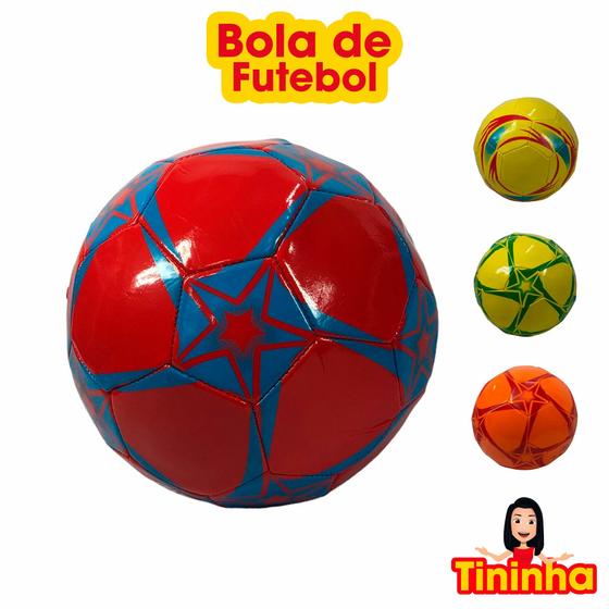 Imagem de Bola De Futebol Esportiva material sintético Treinamento Infantil Adolescente Kids Adulto