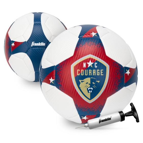 Bola de Futebol Franklin Sports North Carolina Courage - Tamanho 5 Imagem de Bola de Futebol Franklin Sports North Carolina Courage - Tamanho 5