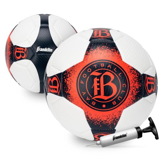 Imagem de Bola de Futebol Franklin Sports NWSL Bay FC Tamanho 5 - Com Bomba