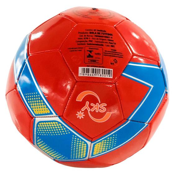 Bola de futebol, material pvc ref sky Bola de Futebol Magazine Luiza