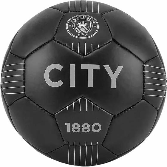 Imagem de Bola de Futebol Oficial Manchester City N5 - Preto