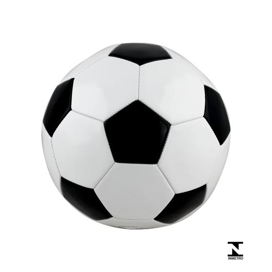 Imagem de Bola De Futebol Semi Profissional Preto E Branco - BBR Toys