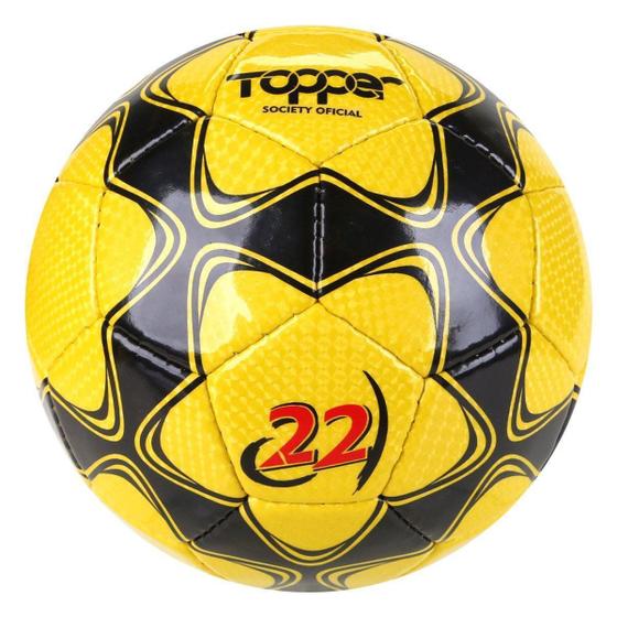 Imagem de Bola De Futebol Society Topper Slick 22 Costurada A Mão