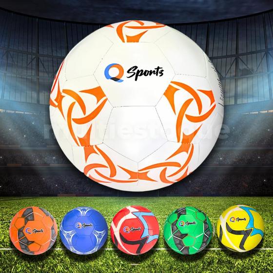 Imagem de Bola de Futebol Tamanho Oficial Número 5 com Costura Reforçada e material sintético Campo