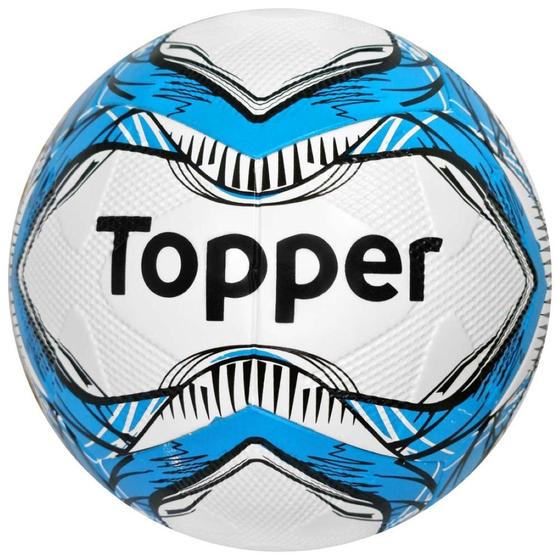 Imagem de Bola de Futebol Topper Slick Campo Azul