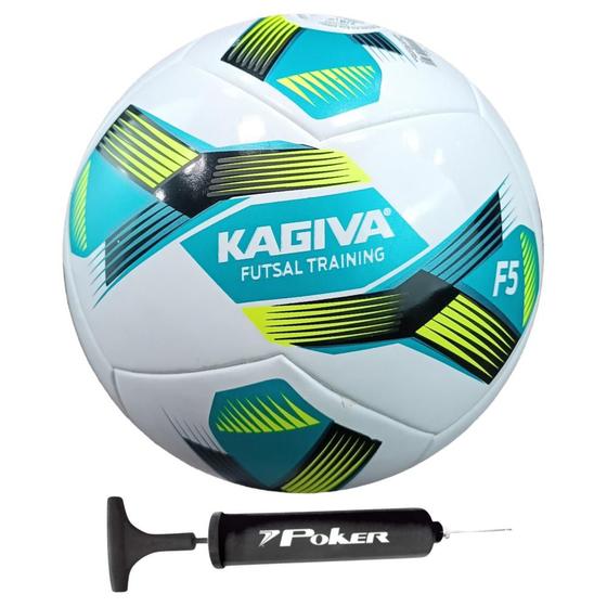 Imagem de Bola de Futsal Kagiva F5 Training Competição e Treino + Bomba de Ar