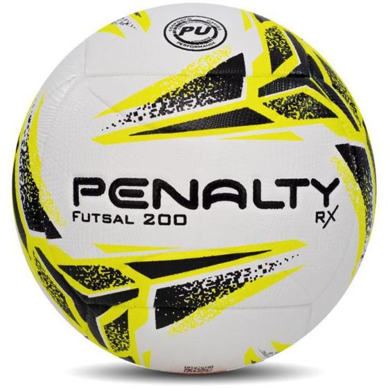 Imagem de Bola de Futsal Penalty RX 200 Xxiii BRANCA/AMARELA/PRETA