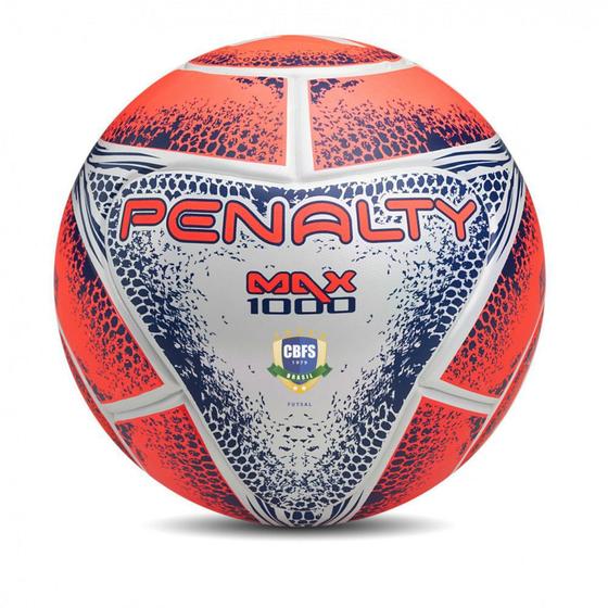 Imagem de Bola de Futsal Profissional Max 1000 Termotec Alaranjada  Penalty 