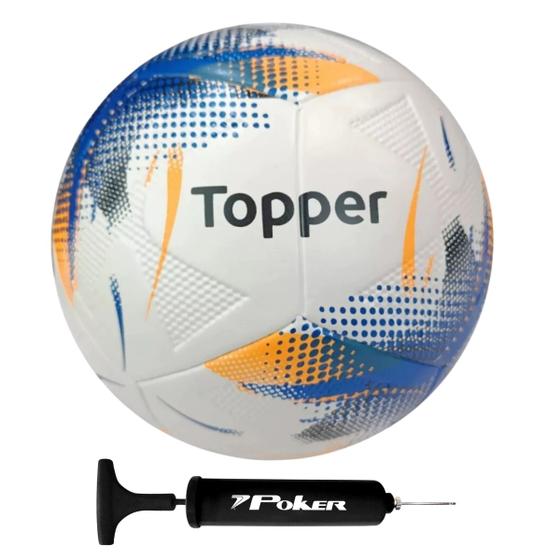 Imagem de Bola de Futsal Topper Slick Cup TechFusion + Bomba de Ar