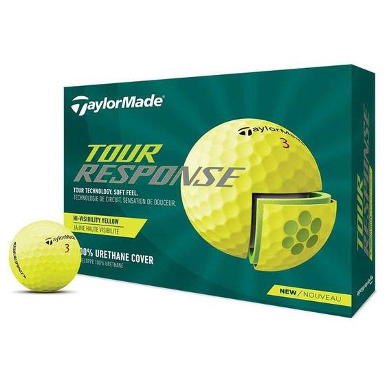 Imagem de Bola De Golfe Taylormade Tour Response Amarelo 12 Unidades