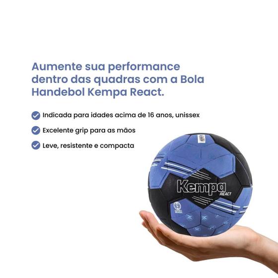 Imagem de Bola De Handebol Kempa React 3 Com