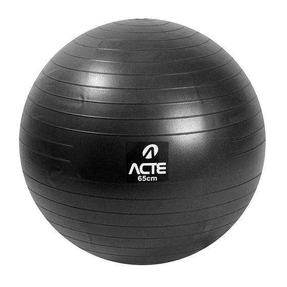 Imagem de Bola De Pilates 65Cm, Preto,Com Bomba De Ar, T9-Pto, Acte Sports