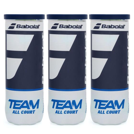 Imagem de Bola De Tênis Babolat Team All Court - Pack Com 3 Tubos