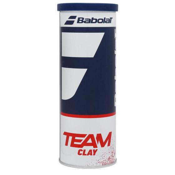 Imagem de Bola de Tênis Babolat Team Clay Tubo em Lata com 3 Bolas