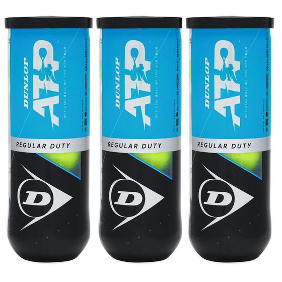 Imagem de Bola de Tênis Dunlop ATP - Pack com 3 tubos