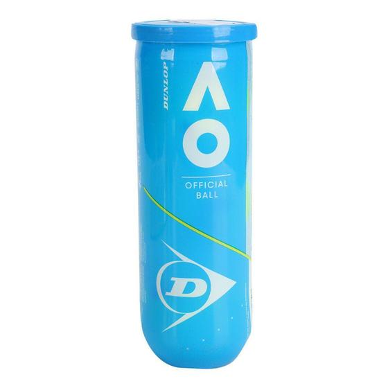 Imagem de Bola de Tênis Dunlop Australian Open Tubo c/ 3 Bolas