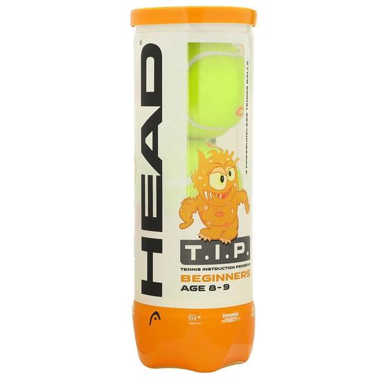 Imagem de Bola de Tênis Head T.I.P Estágio 2 Infantil e Beach Tennis - Tubo com 03 bolas