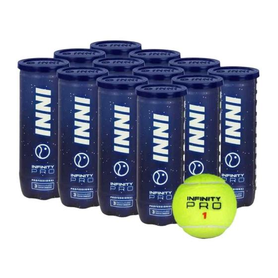 Imagem de Bola de Tenis Inni Infinity Pro - Pack C/ 12 Tubos