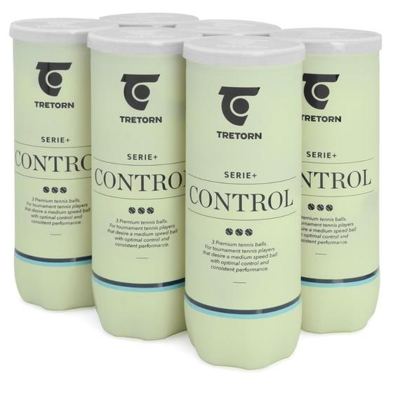 Bola de Tênis Tretorn Serie+ Control Pack com 6 tubos Menor preço em Bola de Tênis Tretorn Serie+ Control Pack com 6 tubos