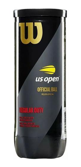 Imagem de Bola de Tênis Wilson US OPEN - Regular Duty - Tubo c/ 3 Bolas