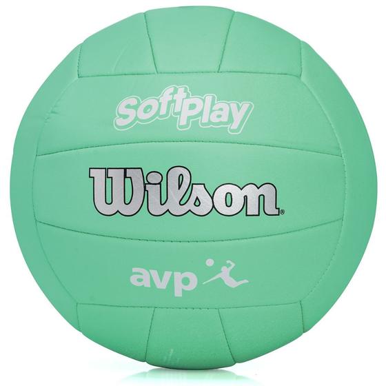 Imagem de Bola De Vôlei Avp Soft Play Verde Oficial WV4005902XBO - Wilson