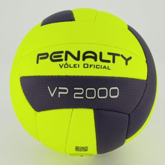 Imagem de Bola de Vôlei Penalty VP 2000 X Amarela e Marinho