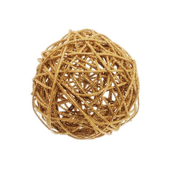 Imagem de Bola Decorativa De Rattan C/10cm Unidade