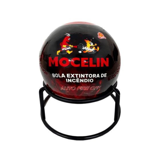 Imagem de Bola Extintora de Incêndio Mocelin 1,3 Kg Com Suporte
