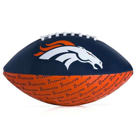 Imagem de Bola Fut Americano Wilson NFL Mini Denver Broncos - Azullja