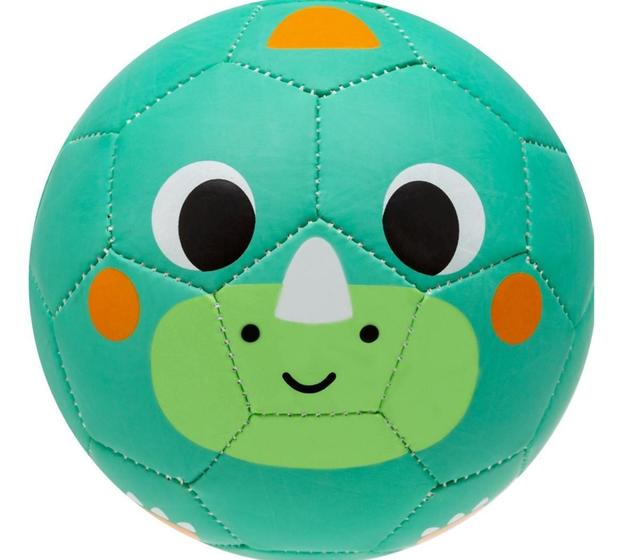 Imagem de Bola Futebol Bebê Mini Dino 13cm Atóxica TPU Borracha