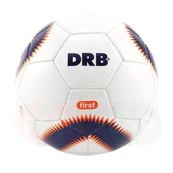 Imagem de Bola Futebol Campo Oficial Drb Dribbling 5 Costurada branca Marinho Vermelha