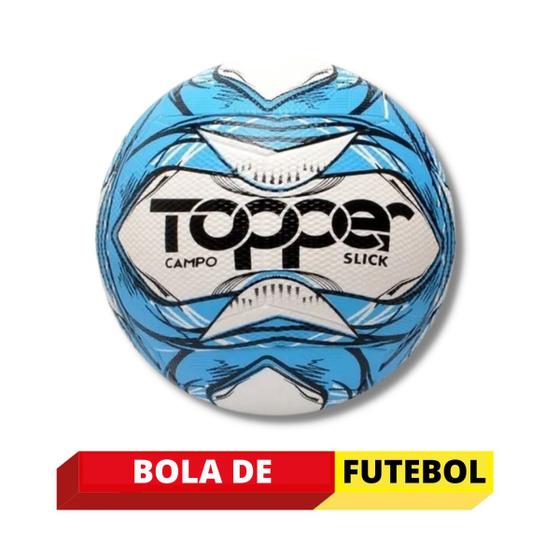 Imagem de Bola Futebol Campo Oficial Topper Slick li Azul