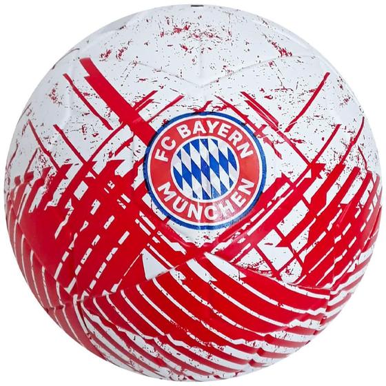 Imagem de Bola futebol de campo n5 bayern de munique branca e vermelha maccabi