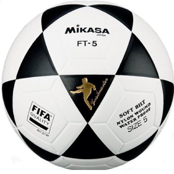 Imagem de Bola Futevôlei FT5 Branco/Preto - Mikasa